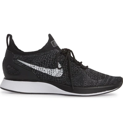 Shop Nike Air Zoom Mariah Flyknit Racer Sneaker In Black/ White/ Dark Grey