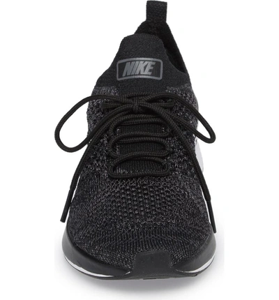 Shop Nike Air Zoom Mariah Flyknit Racer Sneaker In Black/ White/ Dark Grey