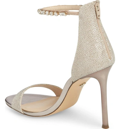 Shop Nina Deena Embellished Sandal In Champagne Metallic
