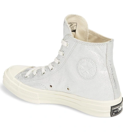 Shop Converse Chuck Taylor All Star Heavy Metal 70 High Top Sneaker In Silver Leather