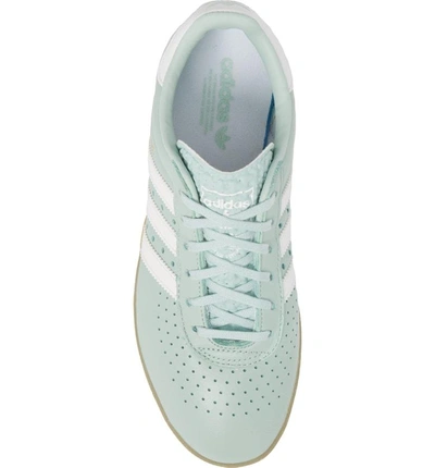 Shop Adidas Originals 350 Sneaker In Ash Green/ White/ Gum