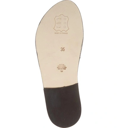 Shop Kjacques K. Jacques St. Tropez Arezzo Slide Sandal In Azul Noce Leather