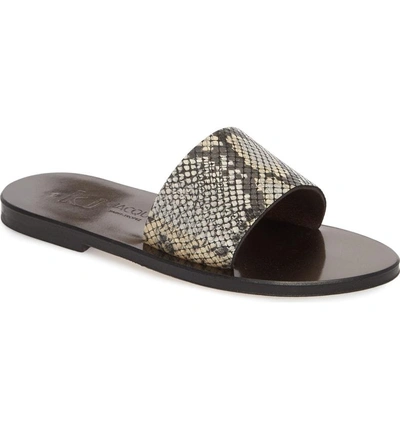 K.jacques K. Jacques St. Tropez Arezzo Slide Sandal In Noir