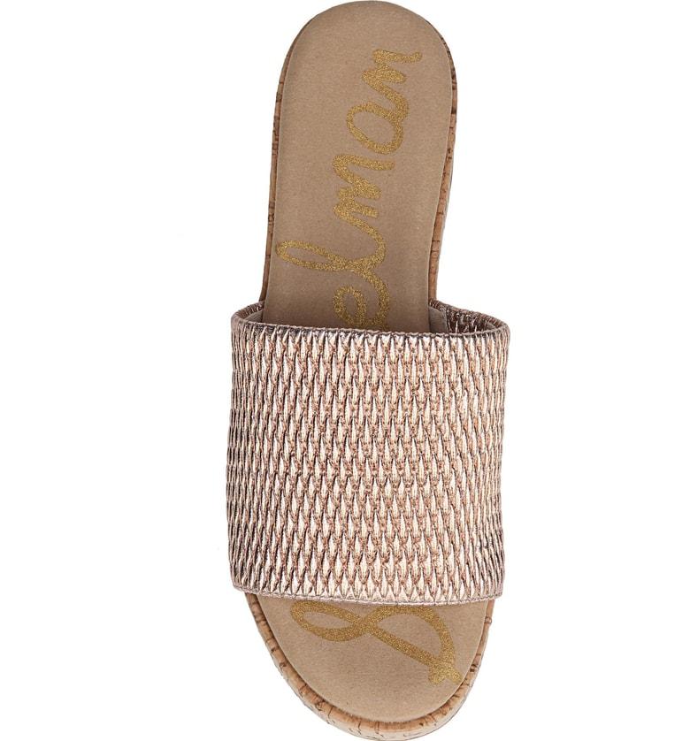 sam edelman wendi platform slide sandal