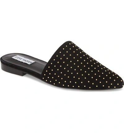 Shop Steve Madden Trace Studded Mule In Black With Stud