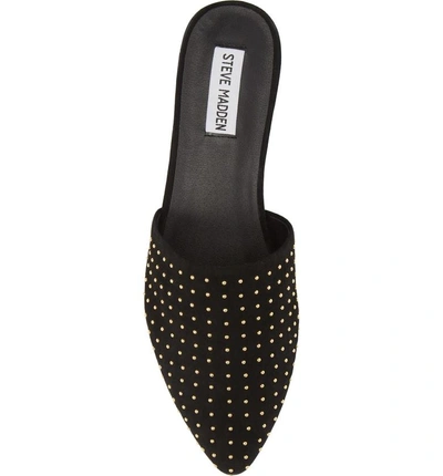 Shop Steve Madden Trace Studded Mule In Black With Stud