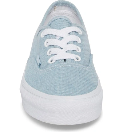Shop Vans 'authentic' Sneaker In Denim Baby Blue