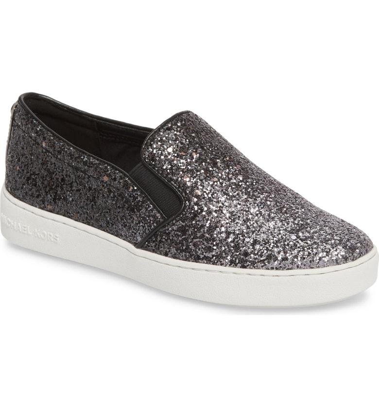 michael kors keaton slip on glitter