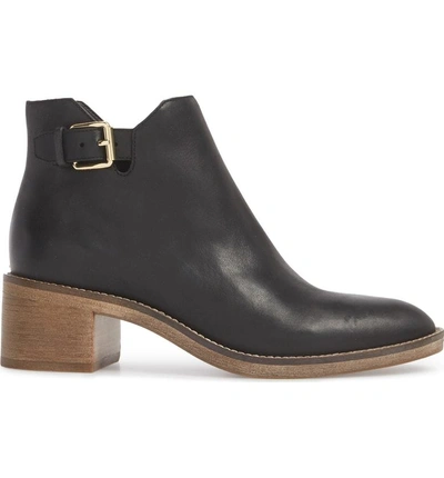 Shop Cole Haan Harrington Grand Buckle Bootie In Black Leather