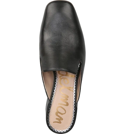 Shop Sam Edelman Adair Loafer Mule In Black Leather