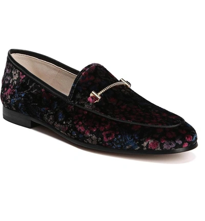 Shop Sam Edelman Lior Loafer In Black Multi Floral Velvet