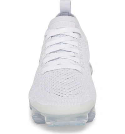 Shop Nike Air Vapormax Flyknit 2 Running Shoe In White/ Grey/ Football Grey