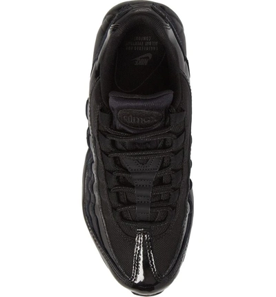 Shop Nike Air Max 95 Running Shoe In Black/ Black/ Black