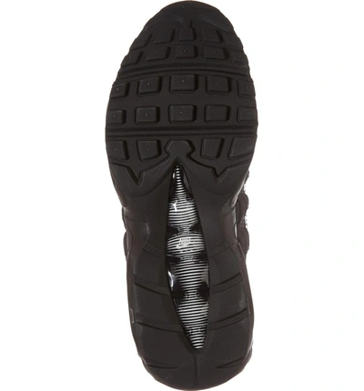 Shop Nike Air Max 95 Running Shoe In Black/ Black/ Black