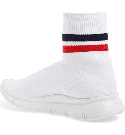 Shop Joshua Sanders Jump High Top Sock Sneaker In White