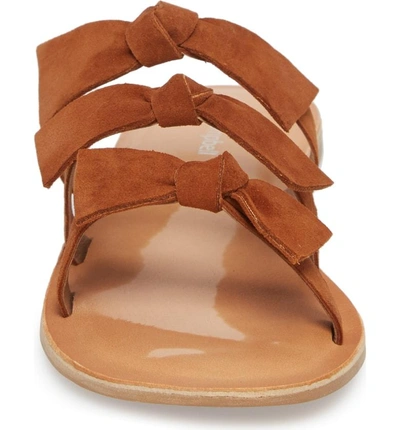 Shop Jeffrey Campbell Atone Sandal In Tan Suede