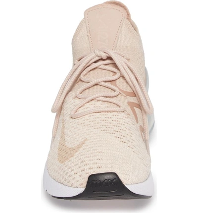 Nike Women's Air Max 270 Flyknit Casual Shoes, Brown In Pink | ModeSens