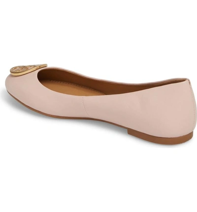 Shop Tory Burch Benton Ballet Flat In Sea Shell Pink