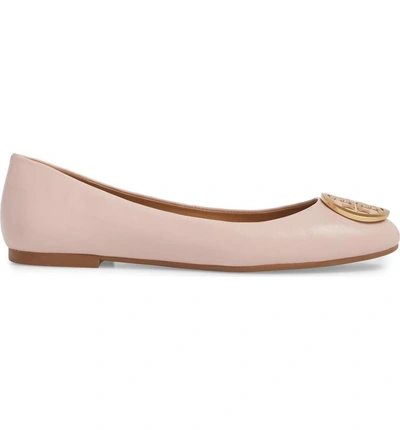 Shop Tory Burch Benton Ballet Flat In Sea Shell Pink