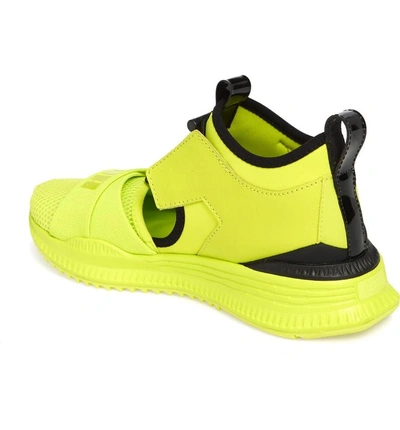 Shop Puma By Rihanna Avid Sneaker In Lime Punch/ Black/ Lime Punch