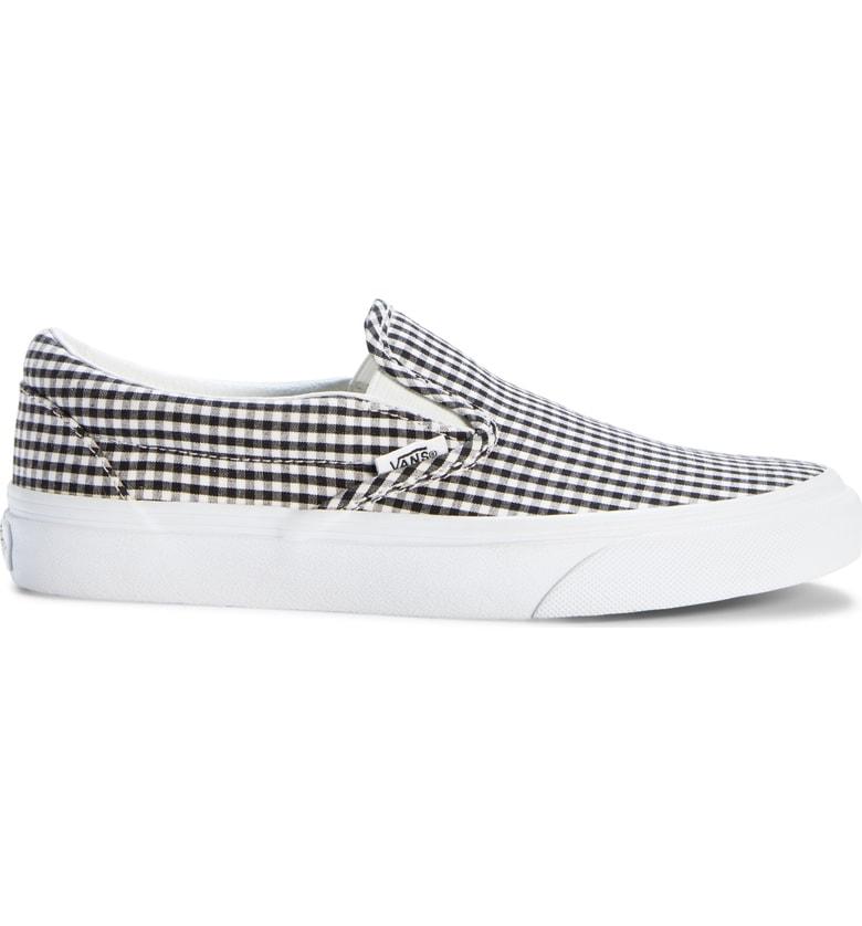 black gingham vans