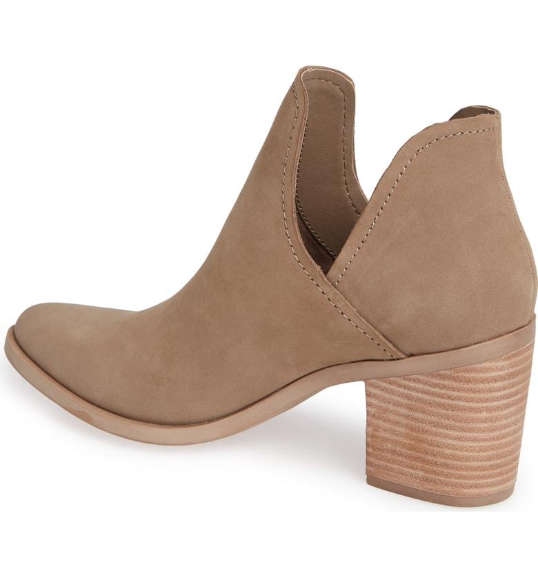 petra open side bootie