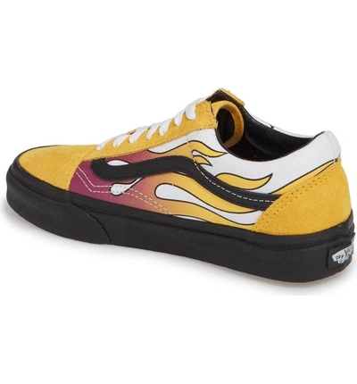 Shop Vans Old Skool Sneaker In Banana/ Black