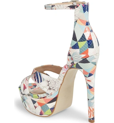 Shop Steve Madden Janelle Platform Sandal In Bright Multi