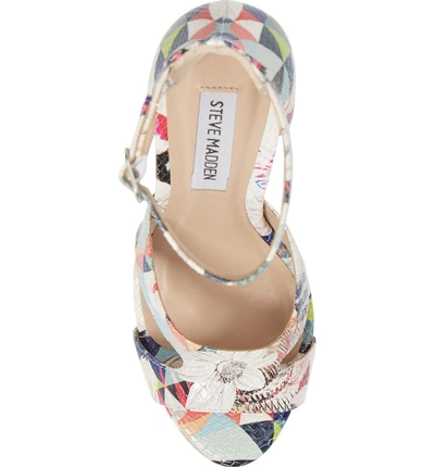 Shop Steve Madden Janelle Platform Sandal In Bright Multi