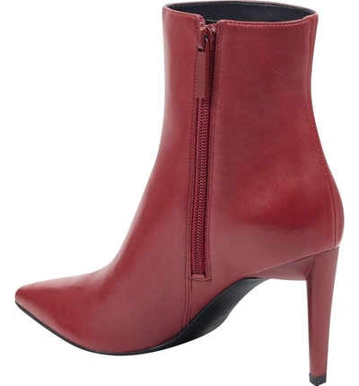 Shop Kendall + Kylie Pointy Toe Bootie In Red