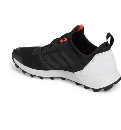 Shop Adidas Originals Terrex Agravic Speed Running Shoe In Black/ White