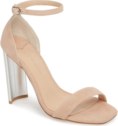 Shop Tony Bianco Samala Ankle Strap Sandal In Blush Suede