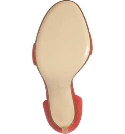 Shop Francesco Russo Flame Sandal In Red Suede