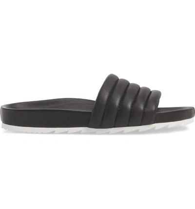 Shop Jslides Eppie Slide Sandal In Black Leather