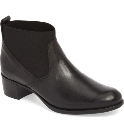 Shop Munro Ana Bootie In Black Leather