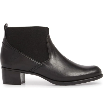 Shop Munro Ana Bootie In Black Leather