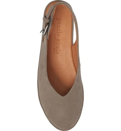 Shop Gentle Souls Nyomi Platform Sandal In Elephant Nubuck