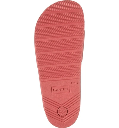 Shop Hunter Original Adjustable Slide Sandal In Peony