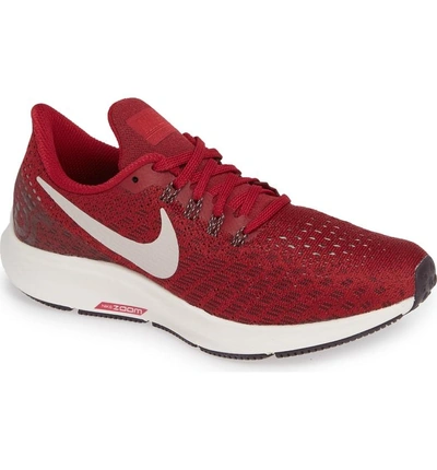 Shop Nike Air Zoom Pegasus 35 Running Shoe In Red Crush/ Moon/ Burgundy