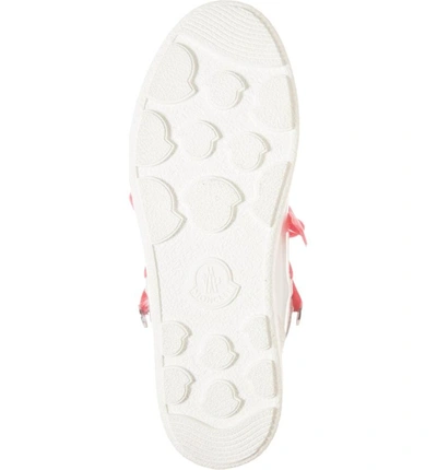 Shop Moncler Stephanie Snow Boot In Pink/ White
