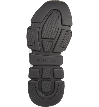 Shop Balenciaga Speed Logo Sock Sneaker In Black/ White