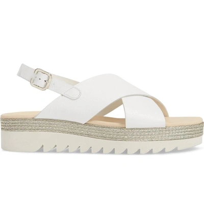 Shop Paul Green Soren Sandal In White Leather