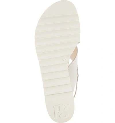 Shop Paul Green Soren Sandal In White Leather