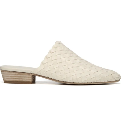 Shop Vince Galena Woven Mule In Off White
