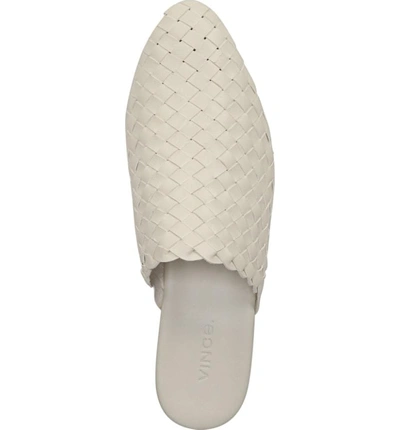 Shop Vince Galena Woven Mule In Off White