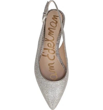 Shop Sam Edelman Raya Slingback Flat In Jute Fabric