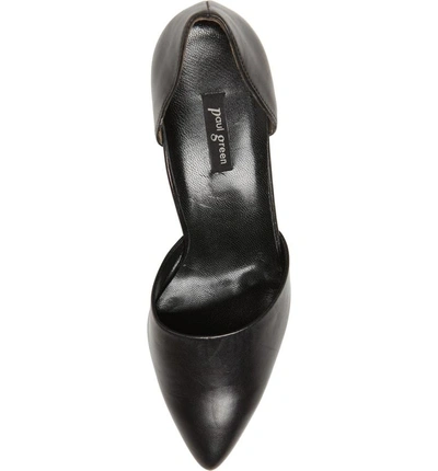 Shop Paul Green Shey Pointy Toe Pump In Black Leather