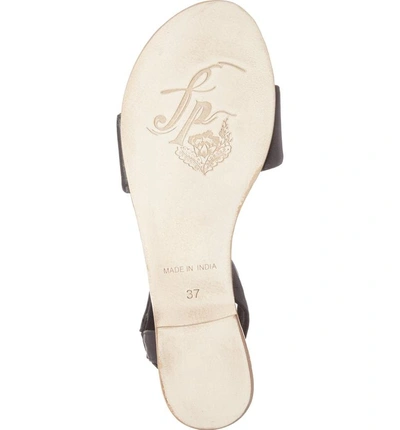 Shop Free People Under Wraps Sandal In Black Leather