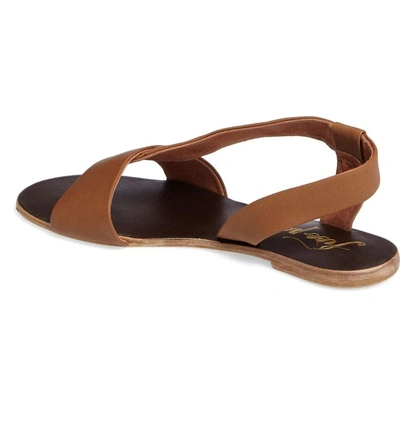 Shop Free People Under Wraps Sandal In Cognac Leather