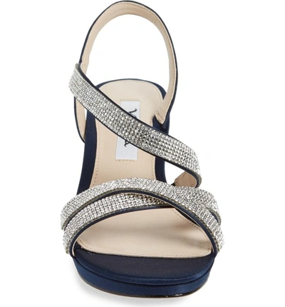 Nina Nizana Evening Sandals Women s Shoes In Navy ModeSens